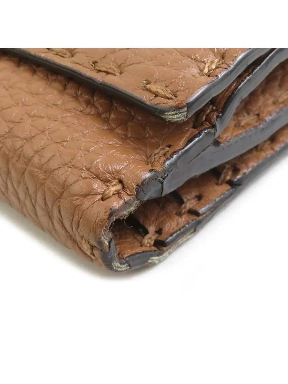 Auth Fendi Selleria Bifold Long Wallet #280353F17B